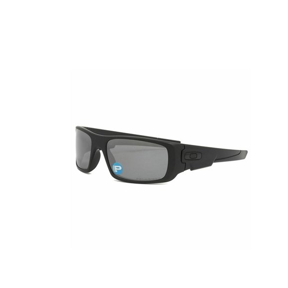 Oakley Rectangular Style Black Iridium Lens.